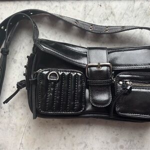 Free People Black Shoulder Bag